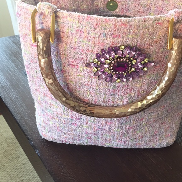 Nina Perrera tweed small purse - Picture 2 of 8